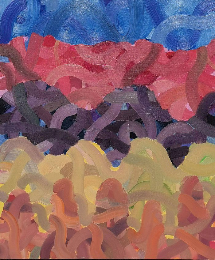关于思维2  50cm✖60cm  2019