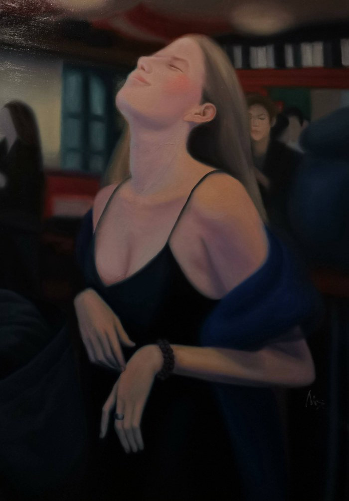 自由的少女  80cm✖100cm   2022